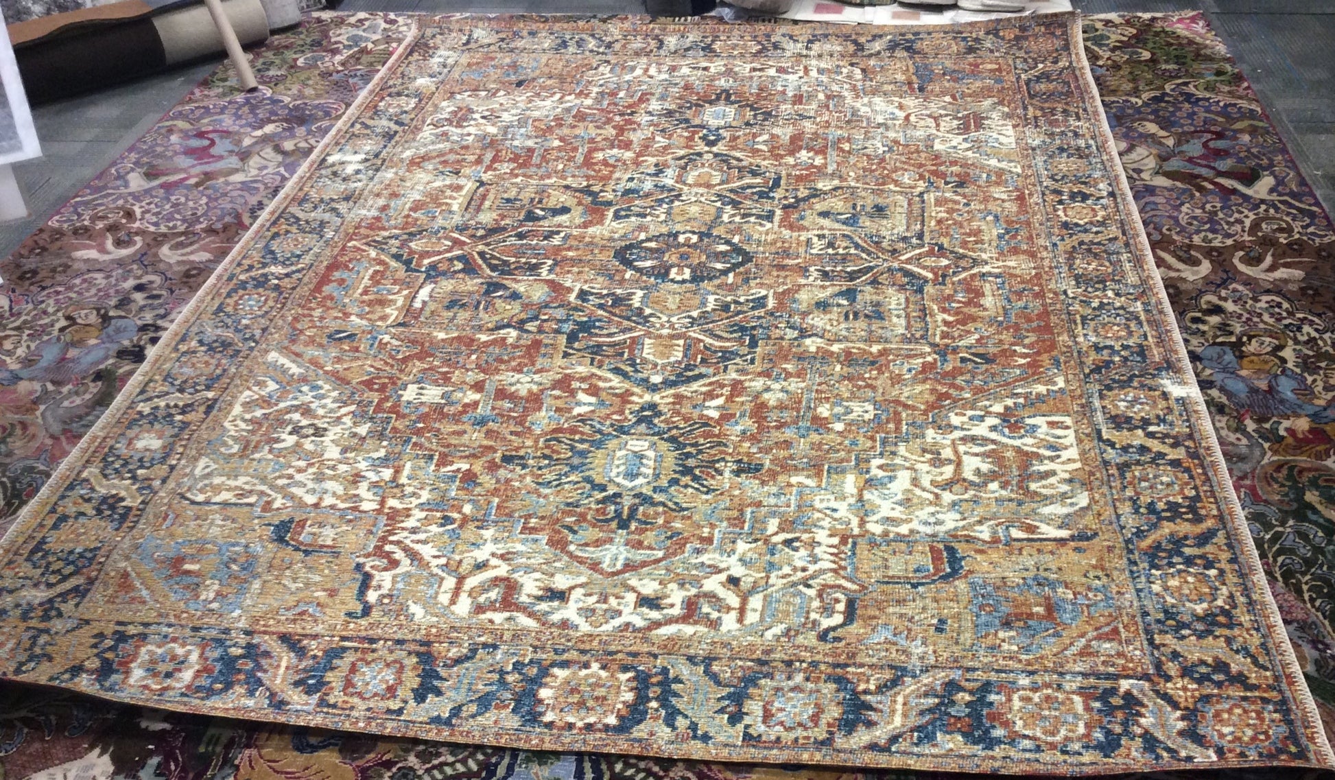 Machine Woven Polypropylene Loloi Sebastian SEB-03 Red Rug (6'7"x9'4")