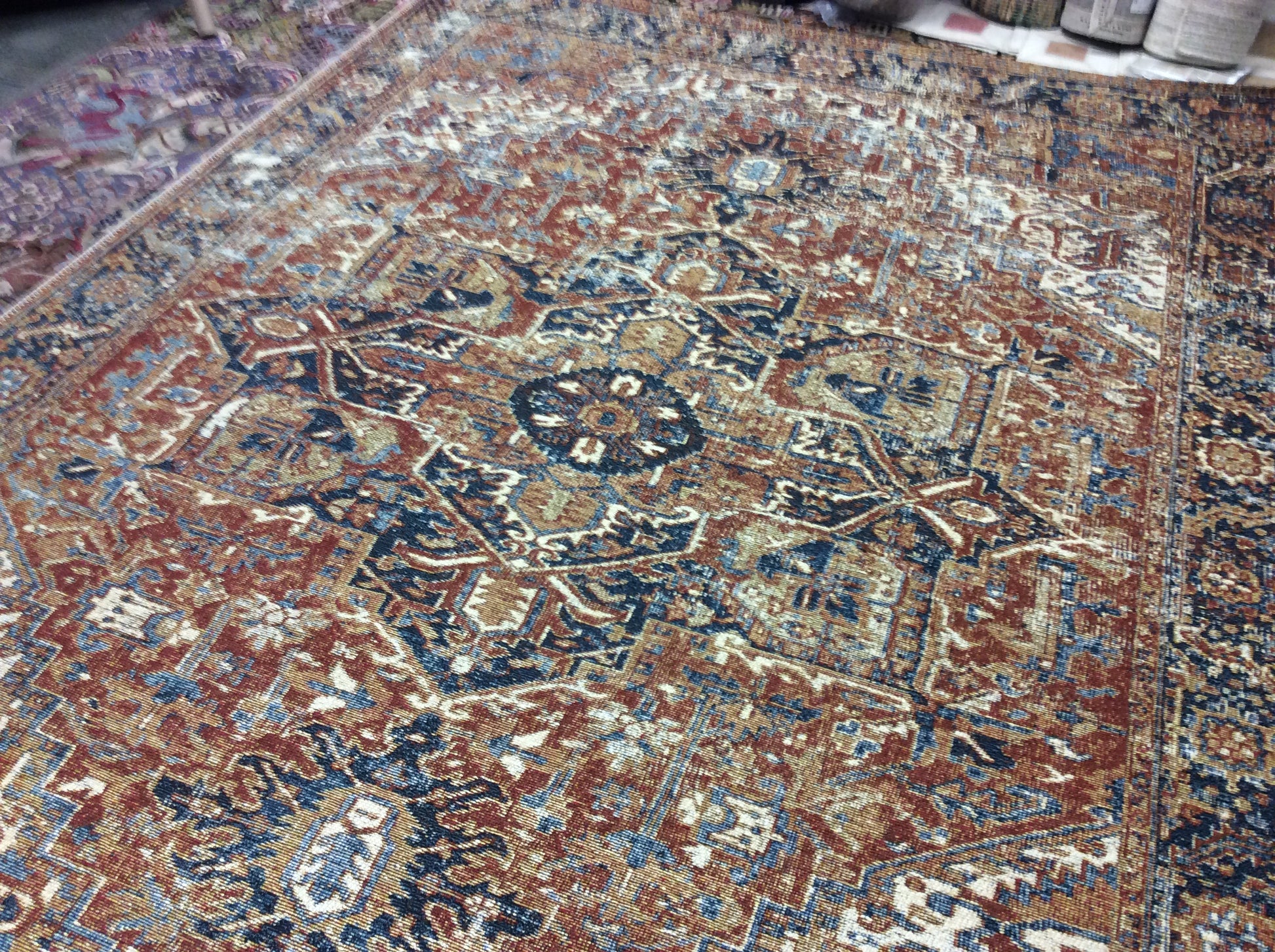 Machine Woven Polypropylene Loloi Sebastian SEB-03 Red Rug (6'7"x9'4")
