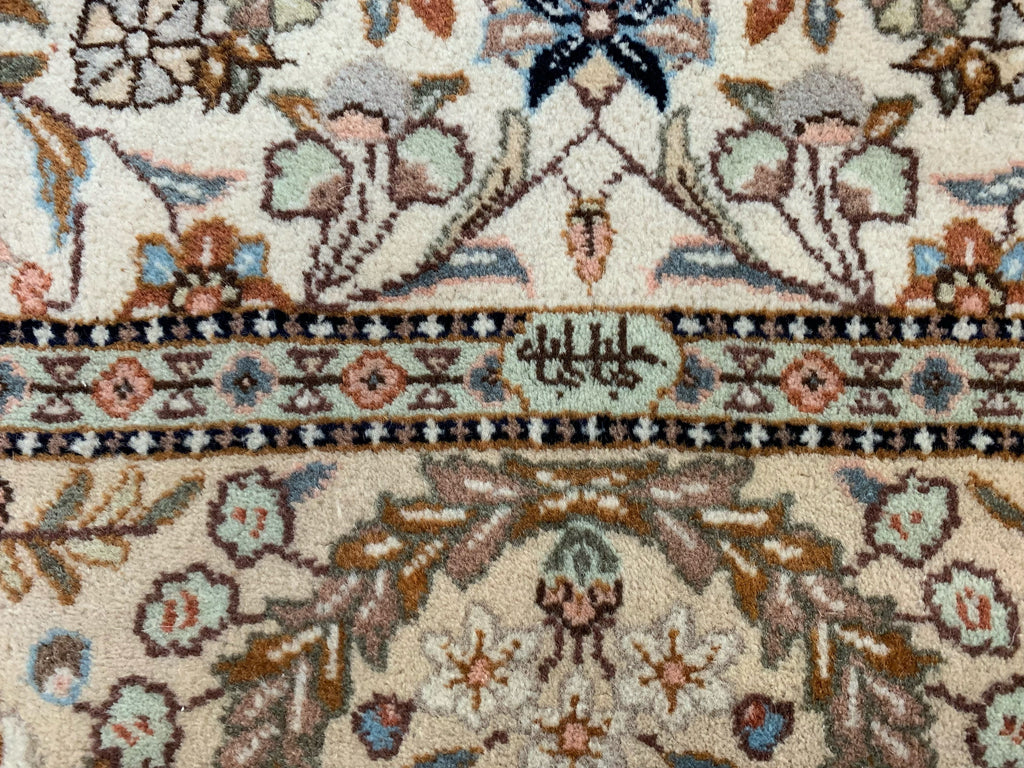 Semi-Antique Hand-Knotted Wool Persian Tabriz Rug (6'7"x9'11")