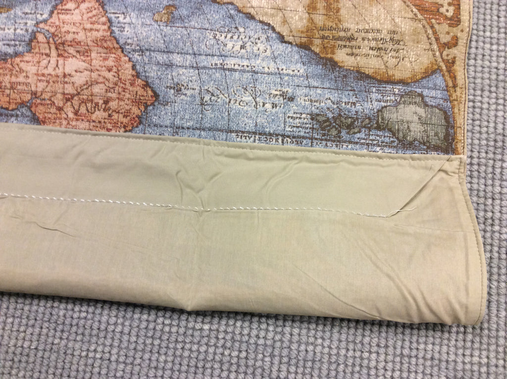 Typus Orbis Terrarum Multi Color Olde World Map Tapestry (55"x35")