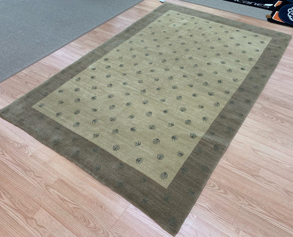Vintage Hand-Knotted Wool Tufenkian Critter Prints Rug (5'6"x8'4)