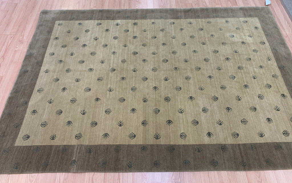 Vintage Hand-Knotted Wool Tufenkian Critter Prints Rug (5'6"x8'4)