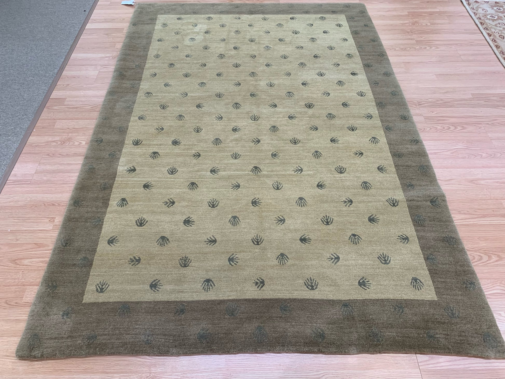 Vintage Hand-Knotted Wool Tufenkian Critter Prints Rug (5'6"x8'4)