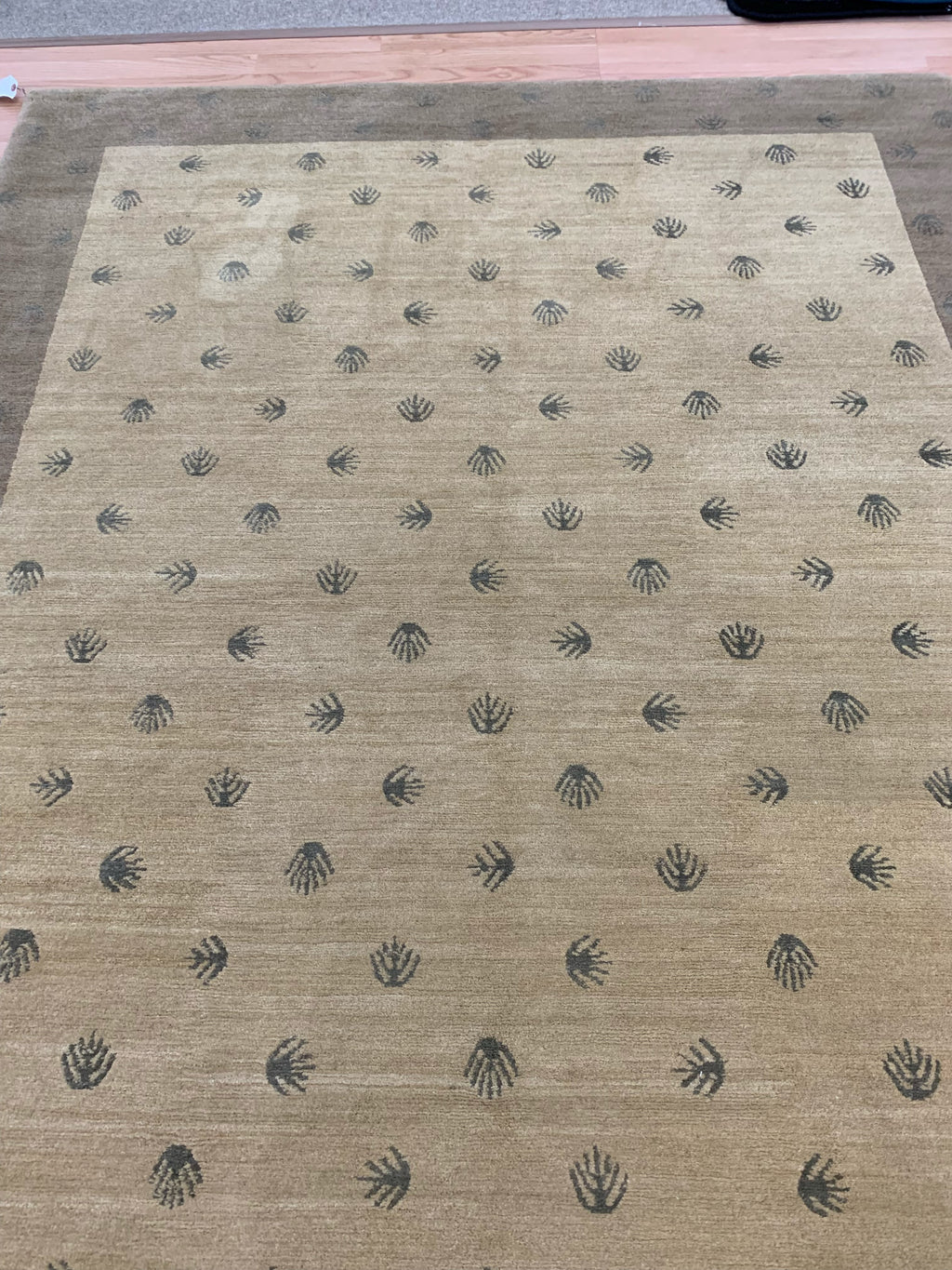 Vintage Hand-Knotted Wool Tufenkian Critter Prints Rug (5'6"x8'4)