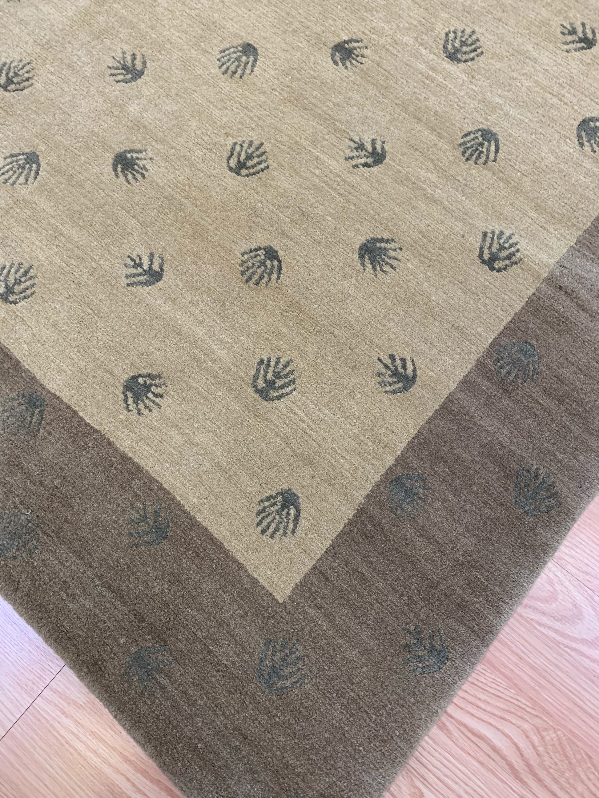 Vintage Hand-Knotted Wool Tufenkian Critter Prints Rug (5'6"x8'4)